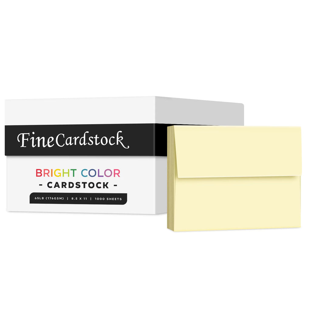 A2 Cream Envelopes – Fits 4.25" x 5.5" Greeting Cards, Wedding Invitations, Photos, Announcements – 28lb Bond, 70lb Text, 105 GSizeM – 4 3/8" x 5 3/4" – 1000 per Pack
