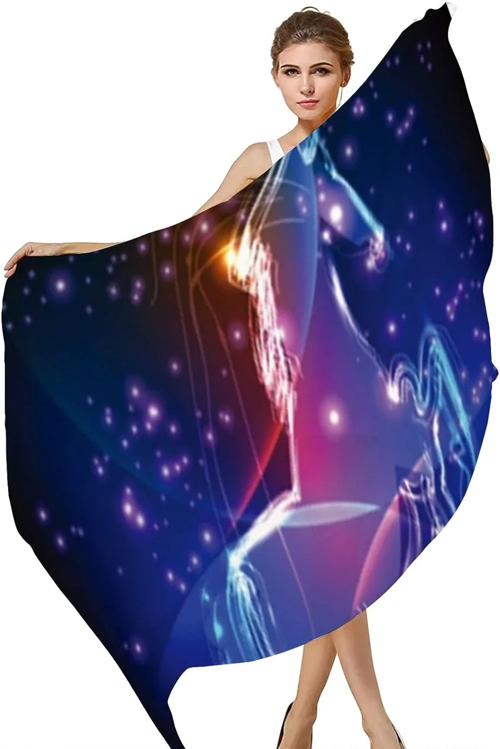 Hyjoy Horse Made Of Light Collection Long Sizeilk Neck Sizecarf Lightweight Sizehawl Wrap Sizecarves for Women Girls