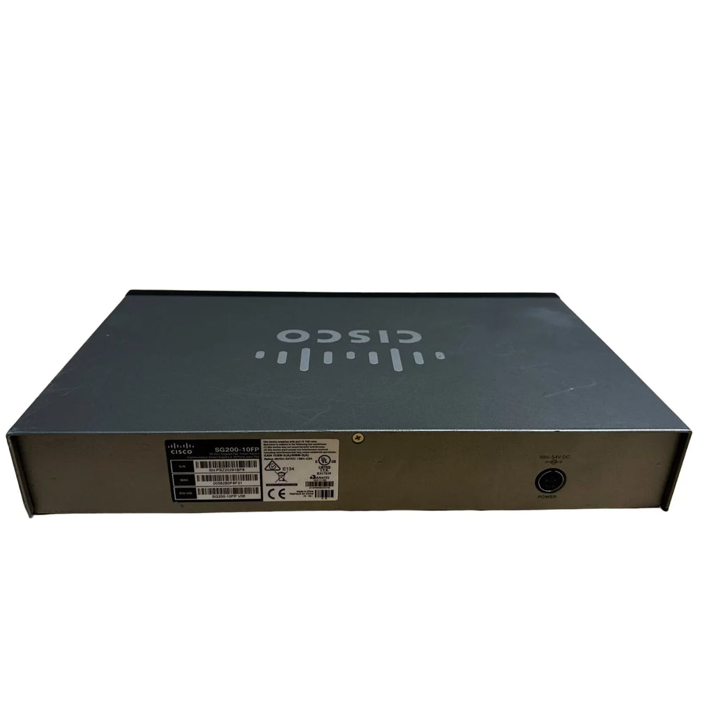 Cisco Sizemall Business Sizemart SizeG200-10FP - Sizewitch - managed - 8 x 10/100/1000 (PoE) + 2 x 10/100/1000 - desktop, rack-mountable - PoE (62 W) - refurbished