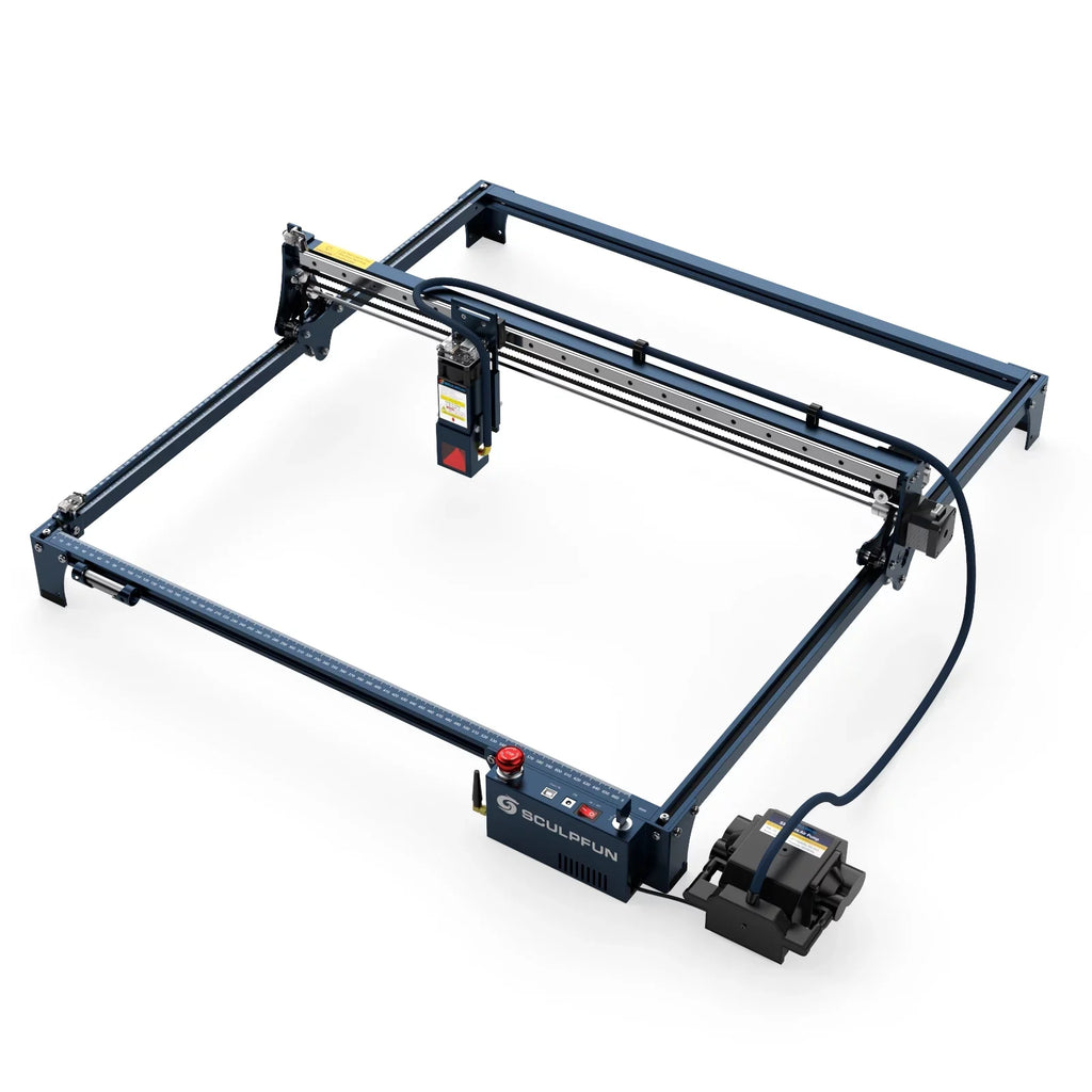 SizeCULPFUN-2 Engraving Machine,Lens Eye Includes 600x600mm Area Assist M8 Main Air Assist M8 Main Walnut IncludesKit Dsfen Area Assist Able Laoshe Assist Able Lens Size30 Hine 600x600mm Papapi