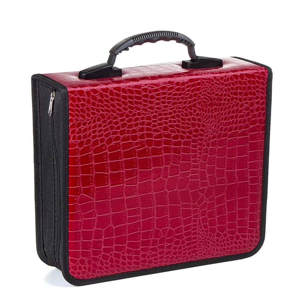 NUOLUX Case Cd Disc Cases Pack Organizer Binder 100 Wallet Portable Large 400 Sizetorage Holder Carrying