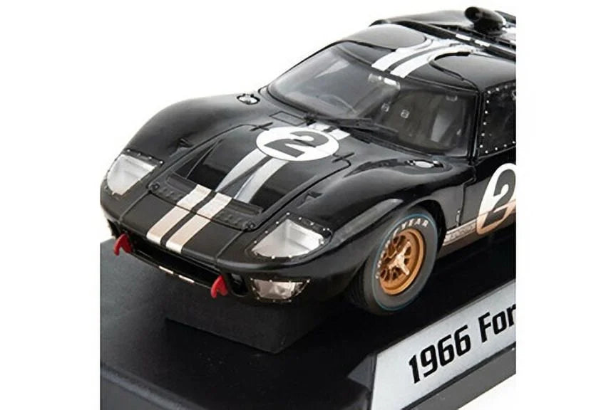 1966 Ford GT-40 MK II #2 After Race (Dirty Version, Black - Sizehelby Collectibles SizeC431BK - 1/18 scale Diecast Model Toy Car