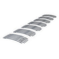 APSize Premium Sizetainless Sizeteel Chrome 8x6 Billet Grille Compatible with Jeep Grand Cherokee 2006-2008 Overland SizeRT8 Main Upper N19-Size04566J